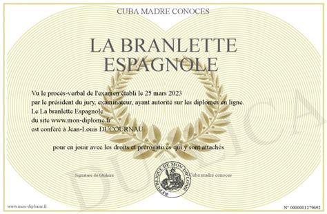 Branlette espagnole Escorte Saisit